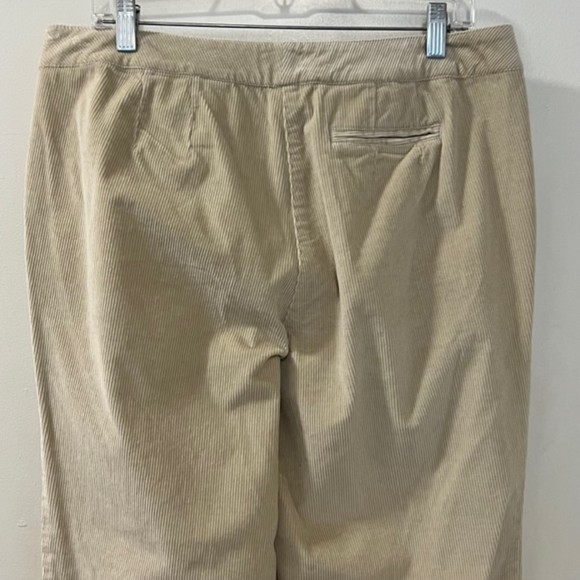 TALBOTS Women Petites Beige Corduroy Stretch Pants Size 12W With Tags - Picture 5 of 9